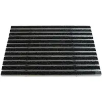 Emco Tappeto d'ingresso DIPLOMAT 22 mm, reps antracite, dimensioni: 100 x 80 cm
