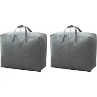 Merkloos Omgoods - 2 sacchi porta coperte - Contenitore portatile grande da 105 litri