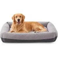 Merkloos Solidchoice - Cuccia per cani di grandi dimensioni, lavabile, con coperta rimovibile