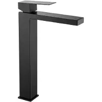 CERANO Miscelatore monocomando per lavabo, modello Velar, alta finitura nera opaca