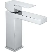 CERANO Miscelatore monocomando per lavabo, modello Velar, finitura cromata, altezza ridotta