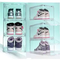 Merkloos Scatole impilabili per scarpe in acrilico con chiusura magnetica