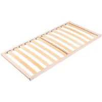 Merkloos Griglia per letto in listelli di legno, adatta per letti di dimensioni 60 x 120 cm