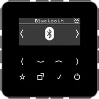 JUNG DABCDBTSW Smart Radio DAB+ con Bluetooth