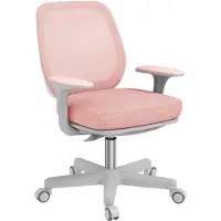 StarTech.com Sedia da ufficio ergonomica - Sedia da scrivania - Regolabile in altezza - Girevole - Con braccioli - Con rotelle - Imbottita - Rosa