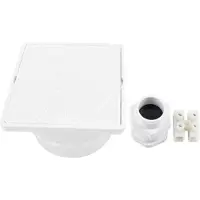 Merkloos Scatola di connessione subacquea – Resistente agli schizzi – Per accessori per piscine – 13 x 13 cm – Distribuzione della luce – Adatta per piscine – Materiale plastico
