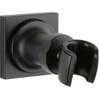 Delta FAUCET U4010-BL-PK, supporto a parete regolabile per doccetta, colore nero opaco