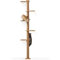 LTPRTZ Struttura a griglia per arrampicata a 5 livelli, da pavimento a soffitto