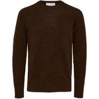 Selected Pullover 'SLHRAI' marrone scuro