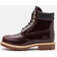 Timberland Boots stringati cioccolato / bordeaux