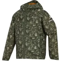 Regatta Kid's Printed Lever II Giacca antipioggia Bambini (5-6 Years, olivia)