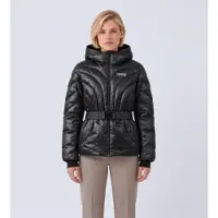 Colmar per donna. 28000001-3KQ Piumino da sci con cintura nera (44), Nero, Casual, Poliamide