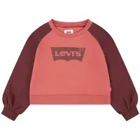 Levi's Girls Raglan Batwing Crew Mineral Red Taglia: 16Y | Maglioni Outlet | kids | Rosso