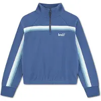 Levi's Girls Meet And Greet Quarter Zip True Navy Taglia: 16Y | Abbigliamento Sportivo Outlet | kids | Blu