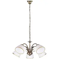 Rabalux Elegante lampada a sospensione Art Nouveau paralume in vetro lampada per sala da pranzo lampada per soggiorno