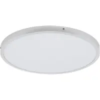 Eglo Lampada da soffitto a LED Fueva 1 Ø 50cm color argento, bianco 97276