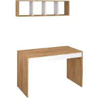 Skye Decor , Ertel, scrivania, rovere, 100% pannelli truciolari rivestiti in melamina, 120 x 60 x 74 cm