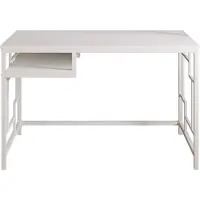 Skye Decor , Victory - Bianco, Scrivania, Bianco, 100% PANNELLI DI PARTICELLE RIVESTITI IN MELAMMINA, 120 x 60 x 75 cm
