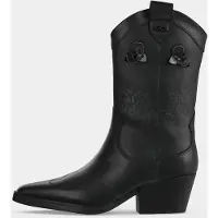 Karl Lagerfeld Stivale da cowboy nero
