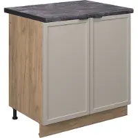 Vicco Mobile lavello cucina Fame-Line GrigioBeige 80 cm , PL Antracite, Model 50316