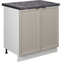 Vicco Mobile lavello cucina Fame-Line GrigioBeige 80 cm , PL Antracite, Model 50399