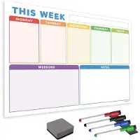 Merkloos Calendario mensile magnetico e pianificatore per la casa e l'ufficio