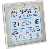 TFA-Dostmann TFA 35.8105 Stazione meteorologica wireless WLAN TFA.me ID-08 Previsioni meteo wetter.com 5 giorni con simboli meteorologici : bianco : senza batterie