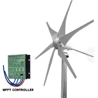 OEM Generatore eolico, funzionamento a basso rumore, struttura in alluminio resistente e duratura, con controllo , 5000W, 12V