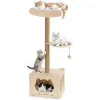 Merkloos Albero per gatti multifunzione (4 in 1) con accesso alla finestra