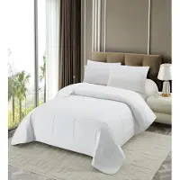 Merkloos Coperta in piumino bianco, 150 x 220 cm, traspirante e ipoallergenica