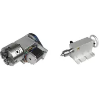 OEM 4. Mandrino di serraggio ad asse, supporto girevole, compatibile con frese CNC, morsetto a 4 ganasce K12-100mm