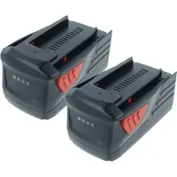 VHBW 2 batterie compatibili con Hilti TE6-ALi, TE6-A36, TE 6A, TE6A, TE7A, TE 6-A36 AVR, TE 500-A36, TE30-A36, utensili CPC 36V (6000 mAh, Li-Ion, 36 V)