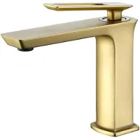 Merkloos Rubinetto moderno e semplice per lavabo, realizzato in ottone