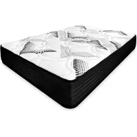 Merkloos Materasso ibrido viscoelastico con molle insacchettate, dimensioni 90 x 190 cm