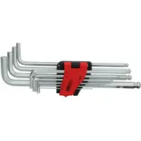 Ks Tools Set di chiavi esagonali XL, 10 pezzi - 151.4940
