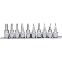 Ks Tools Set di bussole 3/8" CHROMEplus TX, 10 pezzi T10-T55