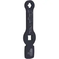 Ks Tools 3/4" Impact Torx E-wrench con 2 facce di riscontro, E24