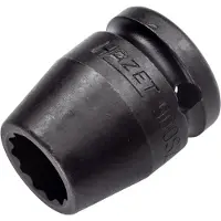 Hazet punta per cacciavite a percussione e a macchina (doppio esagono) 900SZ-15 cava quadrata 12,5 mm (1/2 poll.) profilo di trazione doppio esagono esterno 15