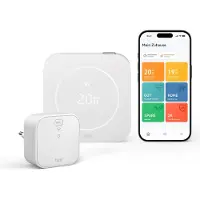 Tado Tastvx2: Termostato intelligente trasparente, taglia unica / Spina europea, 220V. Trasparente, taglia unica