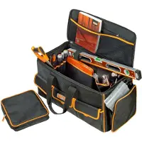 Bahco Borsa Per Attrezzi In Tessuto Con Ruote E Manico Telescopico 73 L 385 Mmx325 Mmx665 Mm