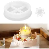 Sonstiges Stampo in silicone a tema natalizio, calendario dell'Avvento, forma a stella, portacandele, stampo per creare decorazioni fai-da-te
