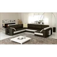 AEA Divano componibile, imbottito, angolare, design, divano in pelle, grande divano, modello PHM3027