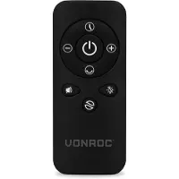 Vonroc Telecomando | per ventilatore senza fili BREEZE AF506DC – Nero