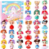 Sonstiges Calendario dell'Avvento 2024 Ragazze Principessa Bambole 24 Giorni Natale Conto alla rovescia
