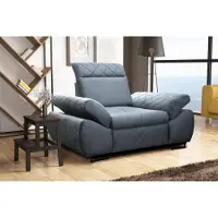 AEA Poltrona 1 posto imbottita divani lounge club mobili di design soggiorno divano tessile