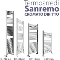 Lazzarini TERMOARREDO "SANREMO" DIRITTO CROMO H.690 x L.500 x I.450