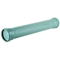 BAMPI TUBO A INNESTO "BAMPLAST PP-TECH" Ø125 CON 2 BICCHIERI 500 mm