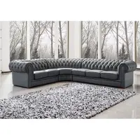 Xl Moebel Gmbh Klassiche Chesterfield Polster Sitz Eck Leder Garnitur Wohnlandschaft 2220B