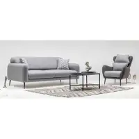 AEA Mobili imbottiti da salotto di design Poltrona 3 posti set 2 pezzi