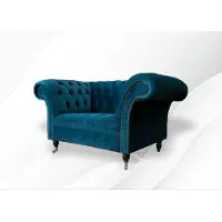 AEA Chesterfield Türkis Wohnzimmer Modern Design Couchen Sofa Kreative Möbel Stoff